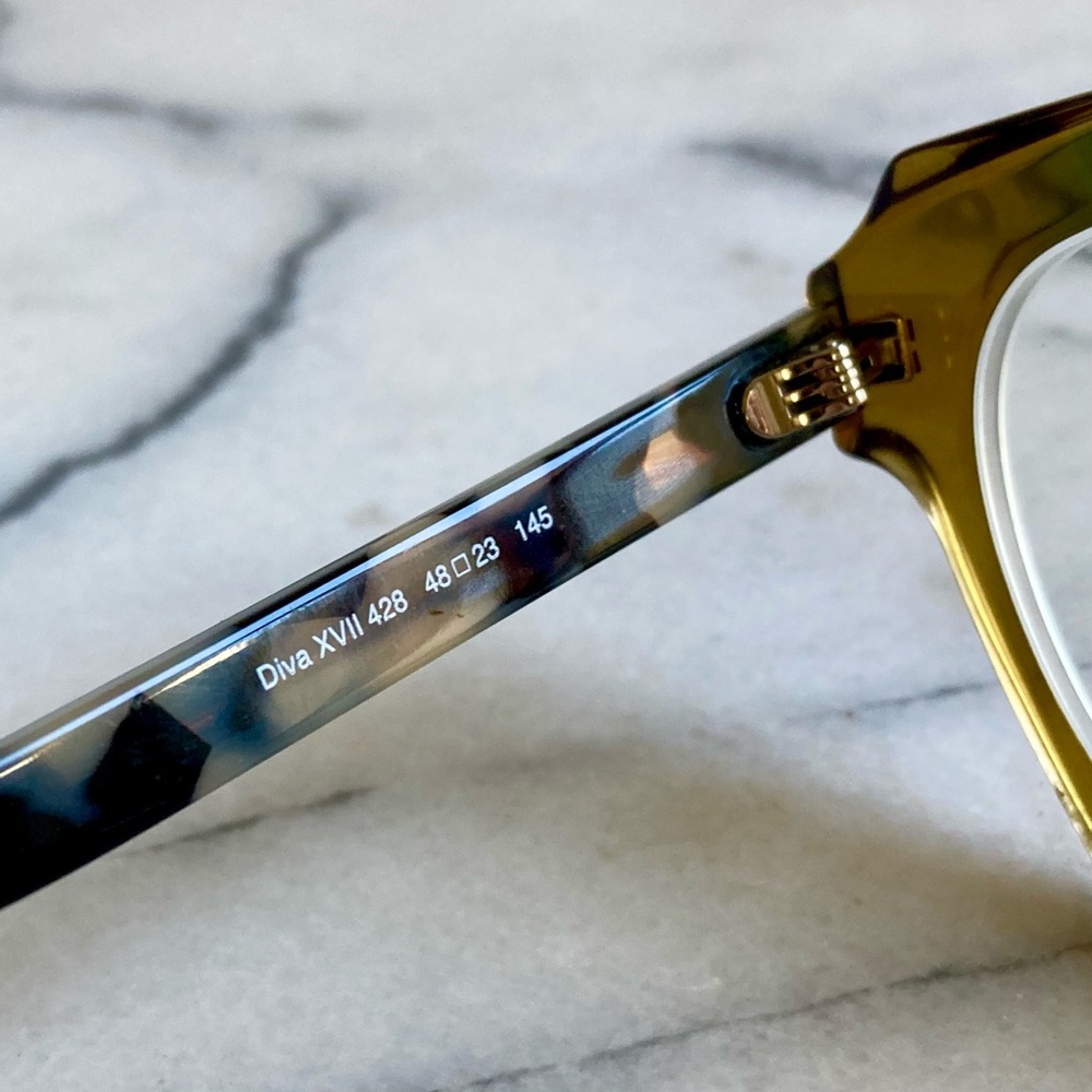 Plein Les Mirettes Diva XVII Eyeglasses Frames France PLM 48-23 145 - Picture 6 of 7